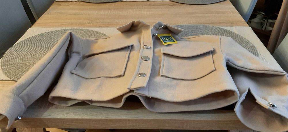 Bluza - wdzianko beżowe dla dziewczynki