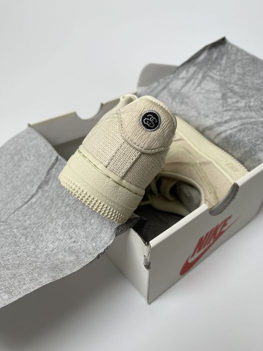 Оригинал Nike Air Force 1 Low Stussy Fossil PS (DD1578 200) детские
