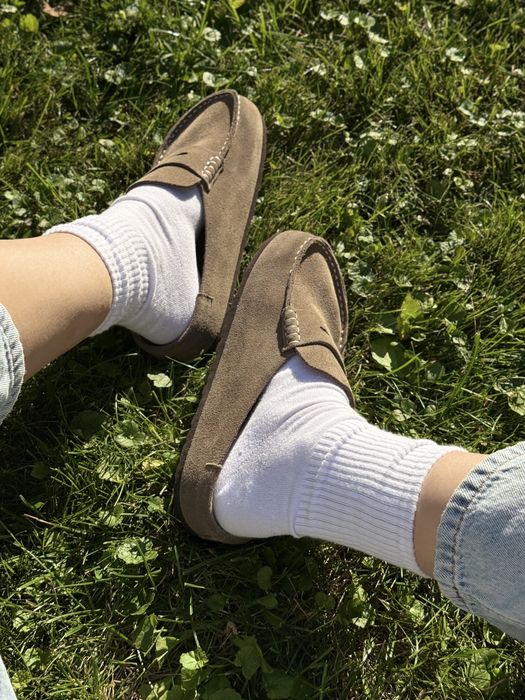 Замшеві шльопанці   Мюлі клоги біркеншток birkenstock naples