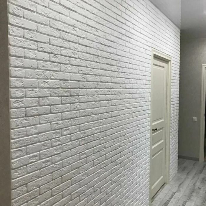 Parede de tijolo aparente em gesso – decoração elegante para casa
