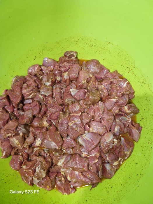 Баранина. Шашлик. М'ясо молоденького баранчика