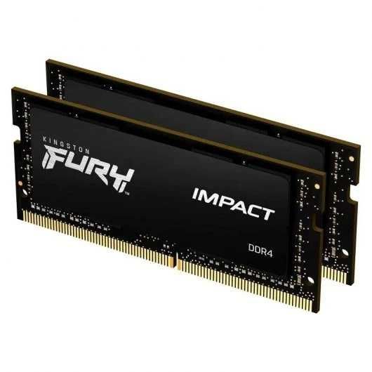 Memória RAM Kingston 32GB Fury Impact (2x 16GB) 3200Mhz SODimm DDR4