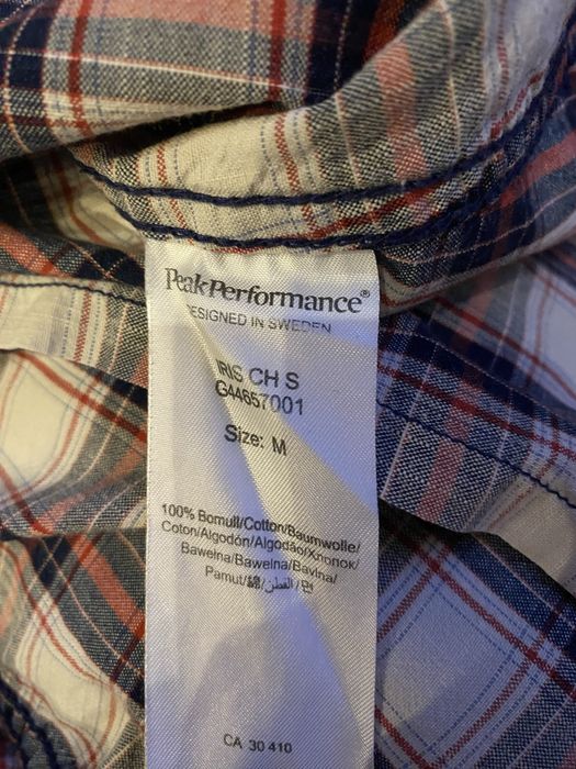 Fajna koszula w kratę M Peak Performance