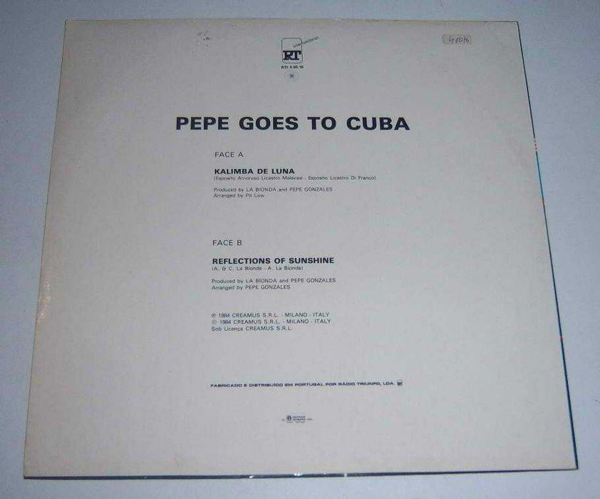 PEPE GOES TO CUBA - Kalimba De Luna (Máxi-Single)