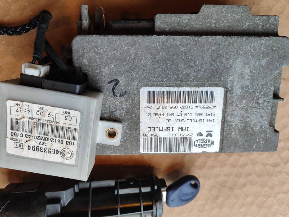 Zestaw startowy Seicento 0.9 komputer sterownik immobiliser 900 - tka
