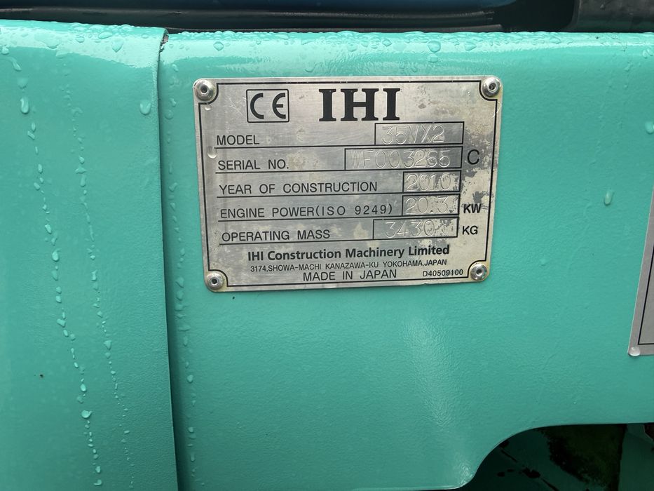 Міні екскаватор IHI 35VX-2,2010 р.в