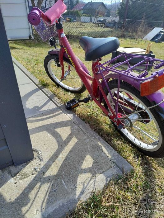 Rowerek 16 cali dla dziewczynki