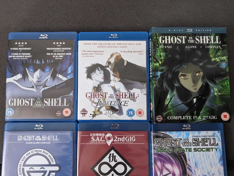 Ghost in the Shell (duża kolekcja) Anime Blu-Ray