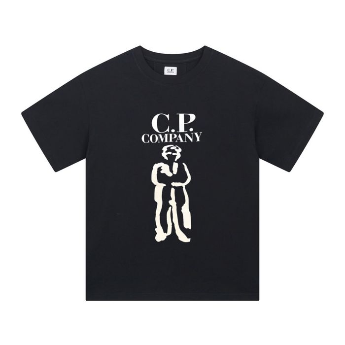 8 ВАРІАНТІВ‼️XS-XXL T-Shirts C.P. Company Black White Big Logo / Gap