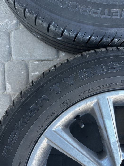 Диски Ford r16. 5/108 7j з резиною Nokian літо