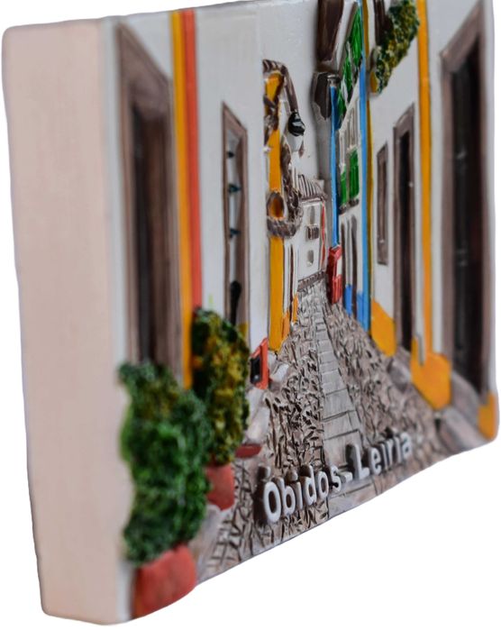 Vila de óbidos - Escultura íman de frigorífico