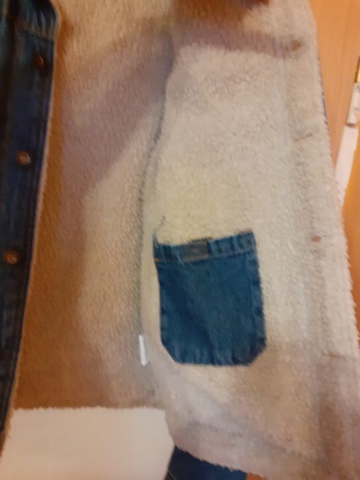 Kurtka jeansowa z kożuchem