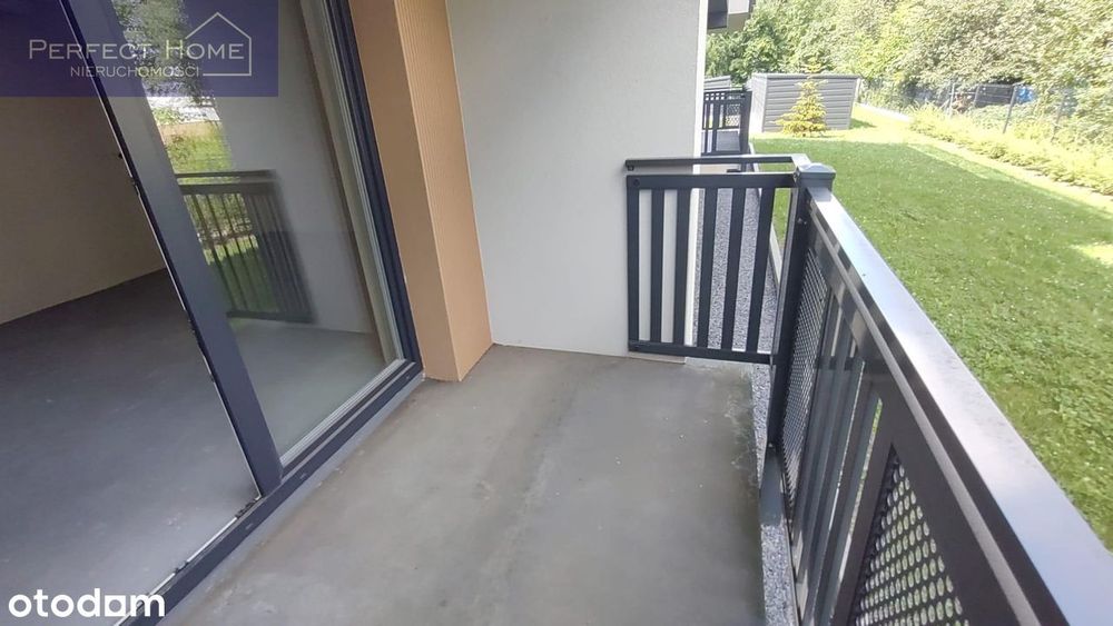 Ustroń centrum, 2 pokoje,  gładź gipsowa, 2 balkony,  parking