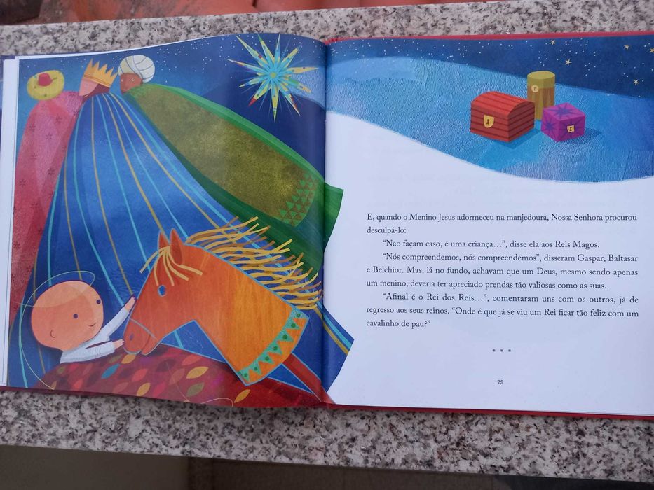 Livro de Natal "O Cavalinho de Pau do Menino Jesus"
