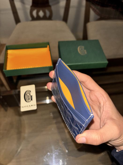 Goyard Porta cartões - Azul - Nunca usado