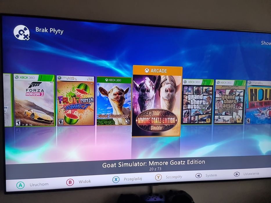 Xbox 360 Slim S RGH3, 250GB, pad, zasilacz - ponad 40 tytułów.
