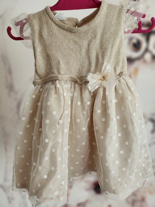 Sukienka świąteczna 74/80