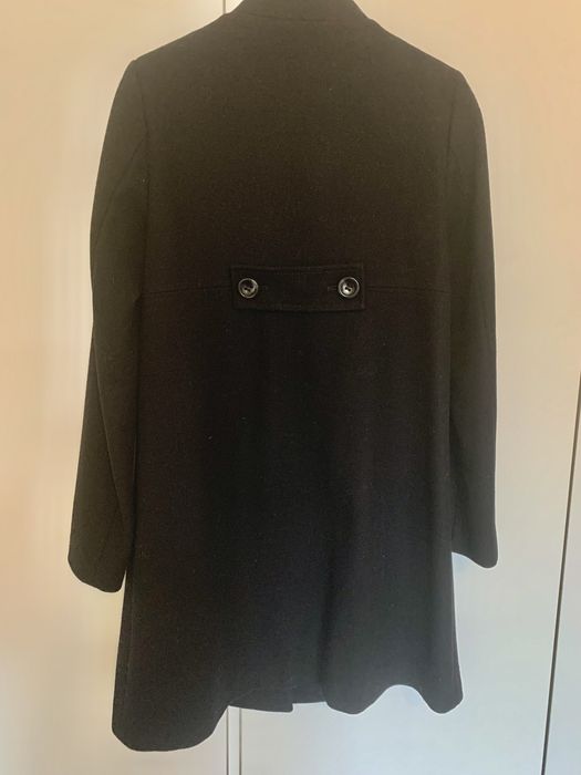 Sobretudo preto Benetton n38