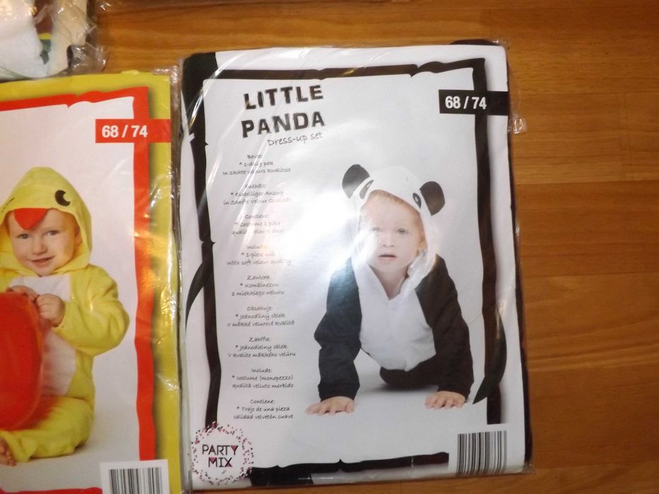 przebranie panda szampan jednorożec dziecko