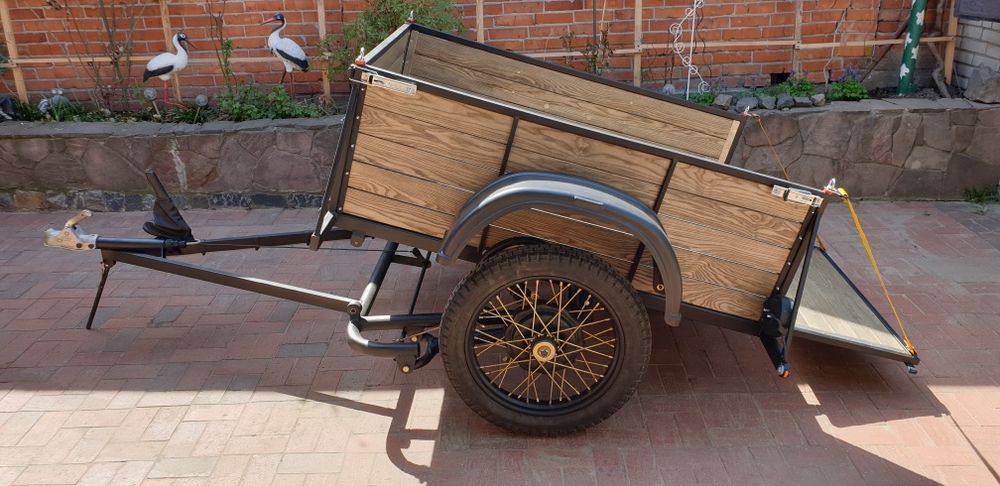 Мото авто прицеп  метал дерево нержавейка крепления