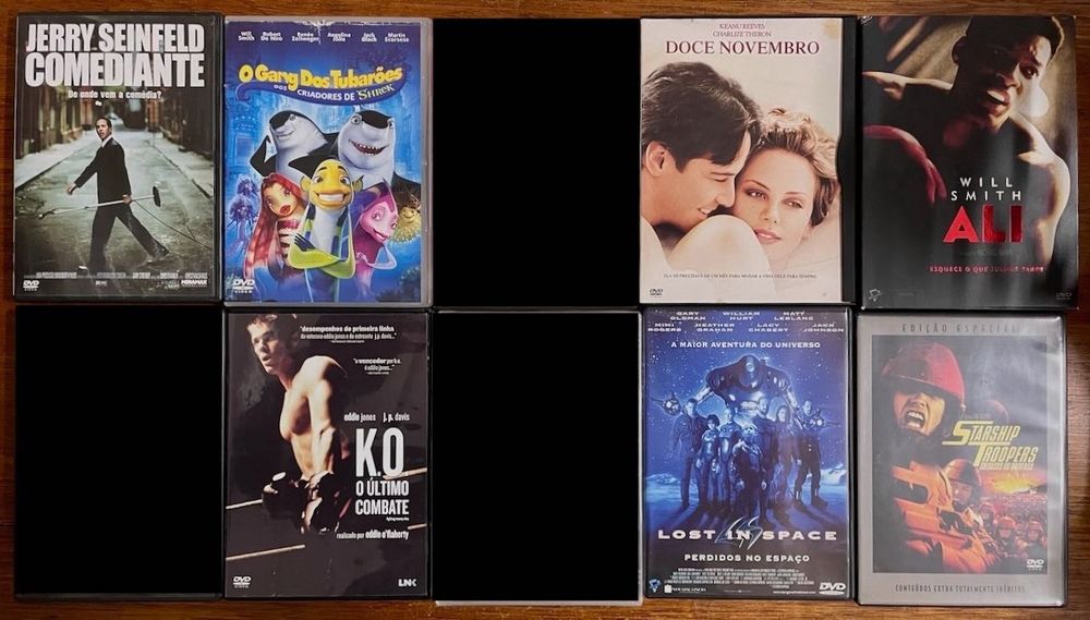 51 DVDs - Filmes Famosos - COM legendas em português