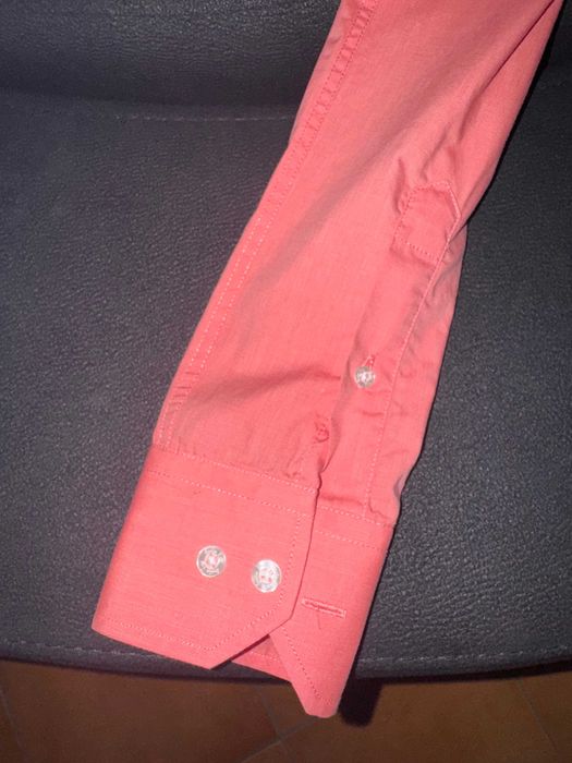 Camisa Suits Rosa Slim Fit (S)