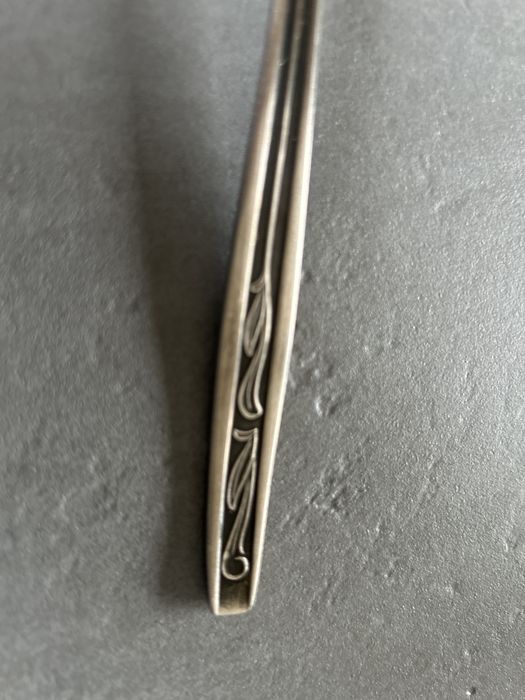 Stara łyzka posrebrzana