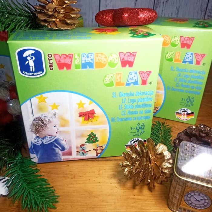Набір Window Clay для 3D малювання на склі та ліплення