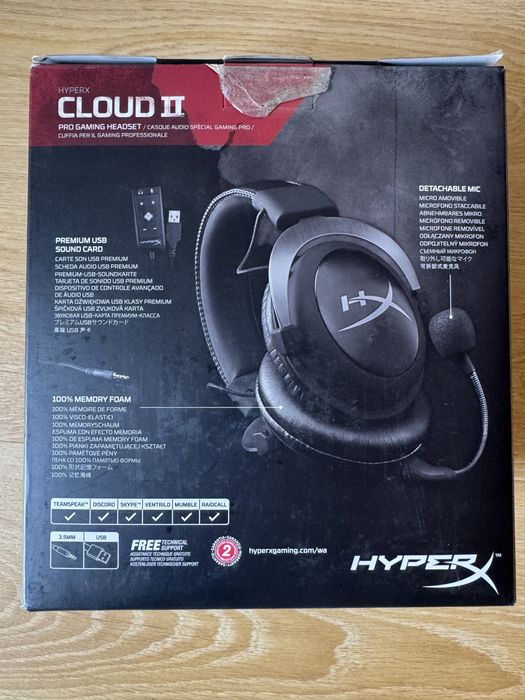Auscultadores Gaming HyperX Cloud II