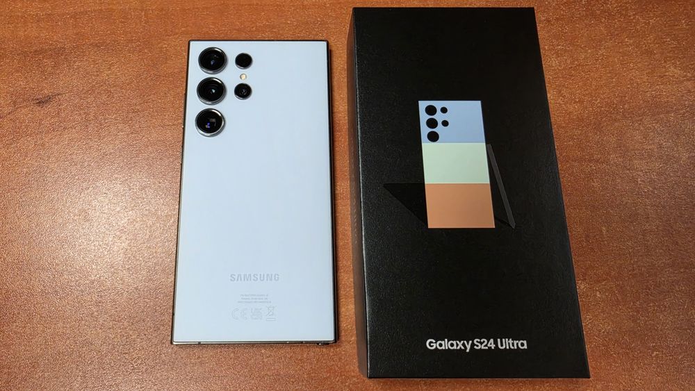 Samsung Galaxy S24 Ultra 5G Dual Sim 512GB/12GB RAM niebieski, stan bdb