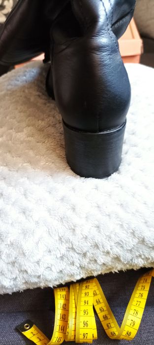 Oficerki damskie skórzane