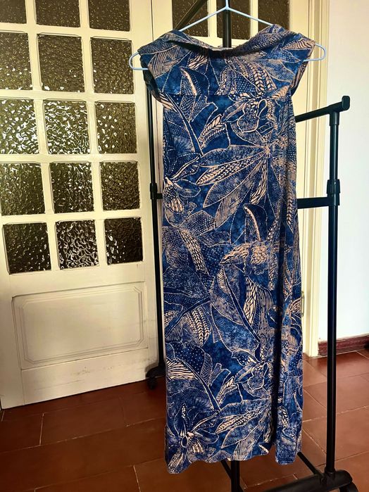 vestido aveludado Lauren Ralph Lauren