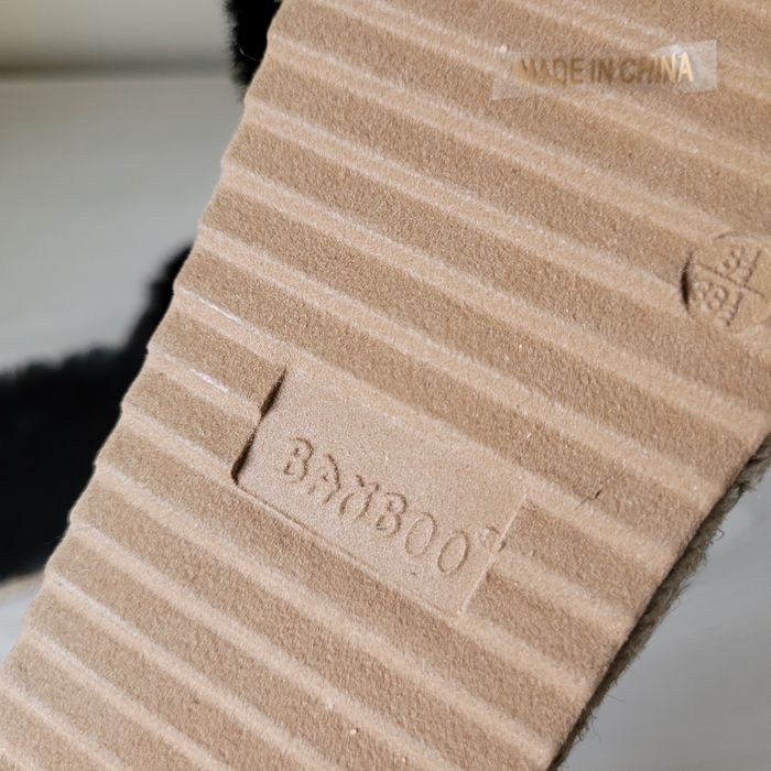 РОЗПРОДАЖ Тапочки шльопанці сланці хутряні BAMBOO рр.37-41