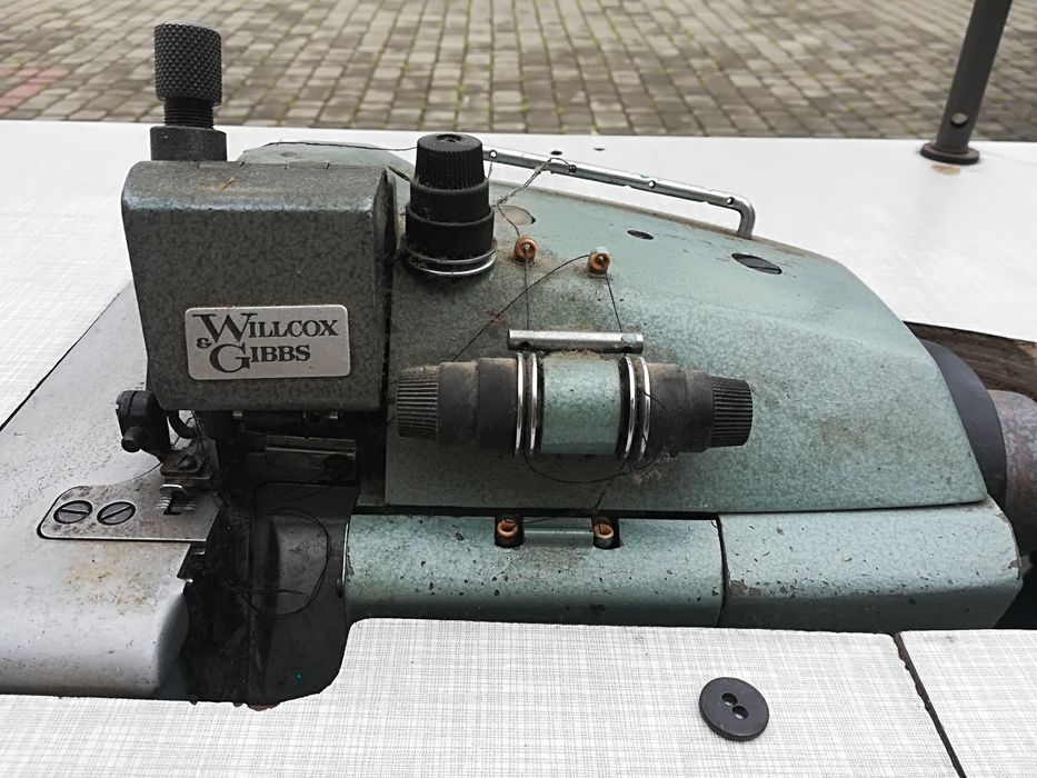 Willcox Gibbs Overlock, Owerlok przemyslowa maszyna do szycia OKAZJA