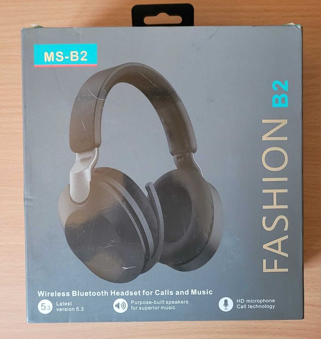 MS-B2 Fashion bezprzewodowe słuchawki Bluetooth z mikrofonem, składane