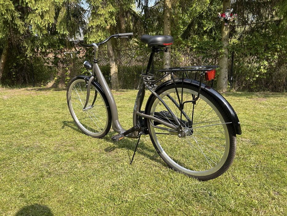 Rower miejski damski Lavida szary.