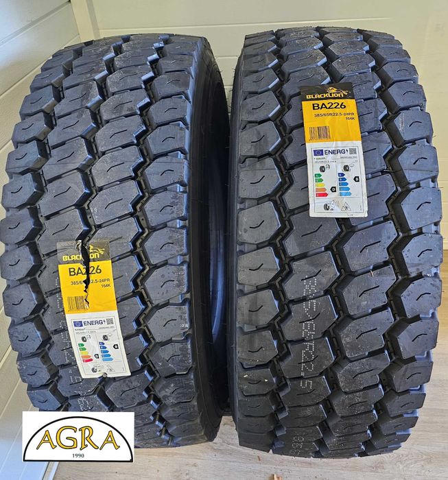 385/65R22.5 (1290netto) BLACK LION  opona NOWA przód 24PR  prowadzą