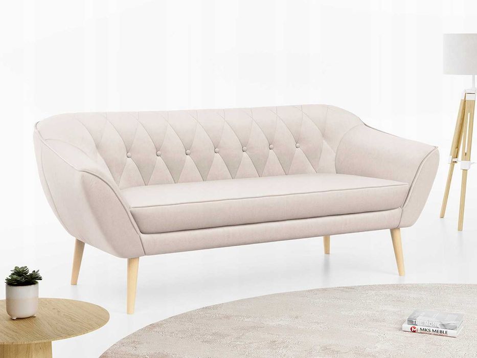 Promocja !! SOFA 3 OSOBOWA w stylu skandynawskim PIKO. Stan idealny.