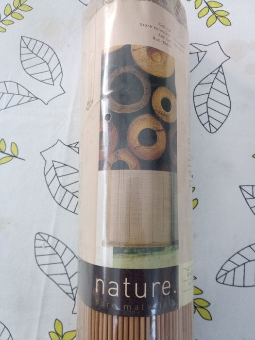 Cortina nature pure materials, enrolável