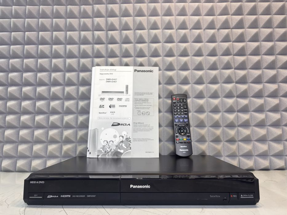 Nagrywarka DVD Panasonic DMR EH 57 + pilot
