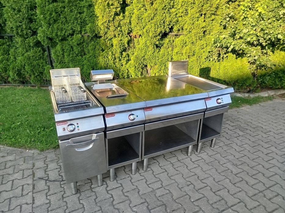 Frytkownica gazowa grill gazowy podgrzewacz burger