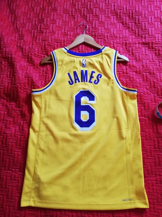 Jersey da NBA OFICIAL - LeBron James, Lakers (portes grátis)