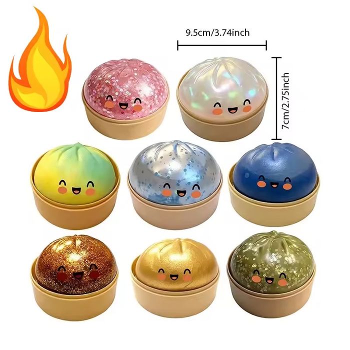 Squishy Dumpling Mini Antystresowy Gniotek Kawaii Sensoryczny.
