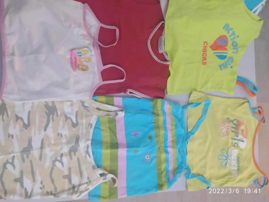 Tops menina - 4/6 anos