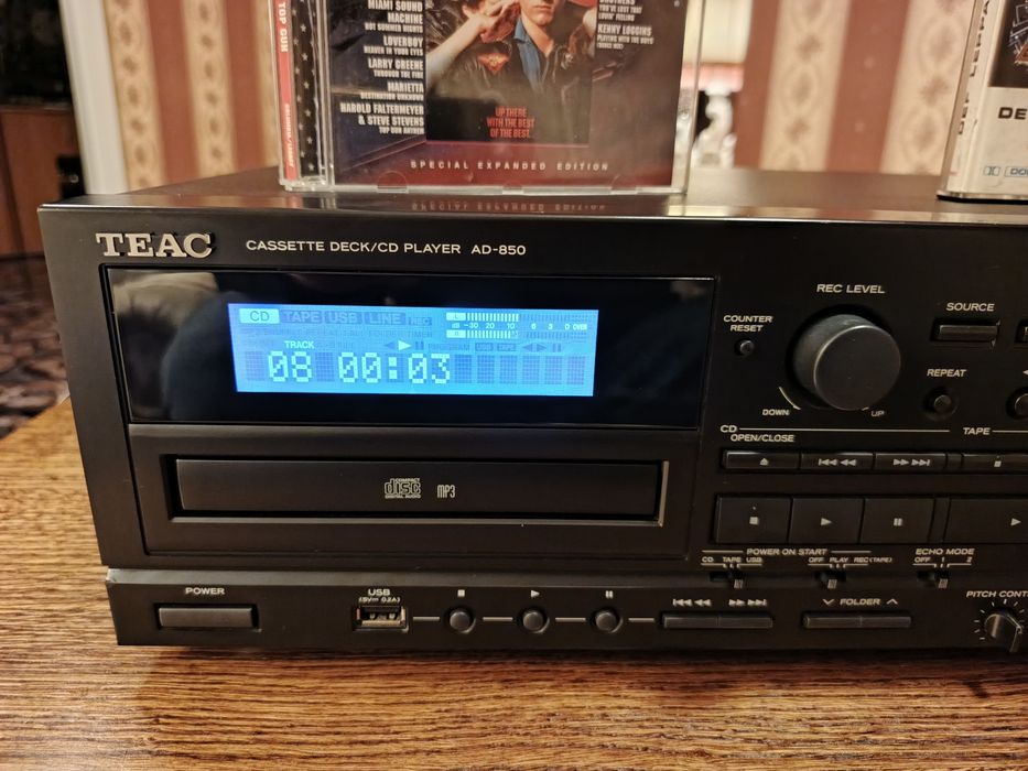TEAC AD-850. Deck, CD, USB. Jak nowy.