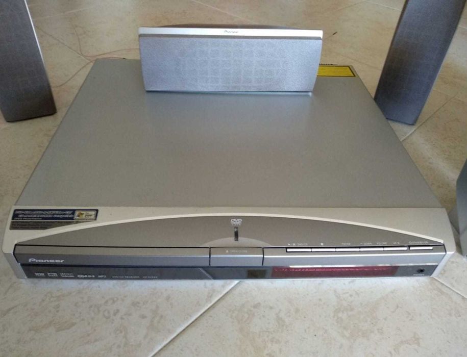 Sistema de Som e Vídeo PIONNER XV-DV313, Home Cinema 5.1 com comando