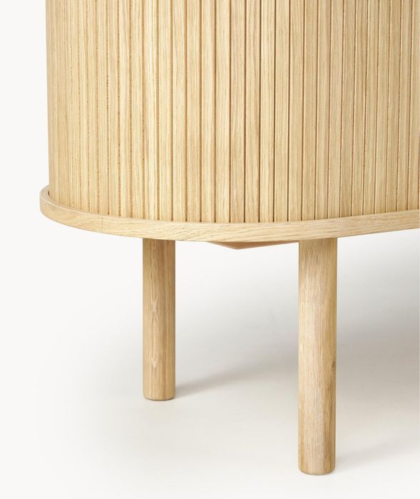 Komoda z ryflowanym frontem Calary 160x75 cm