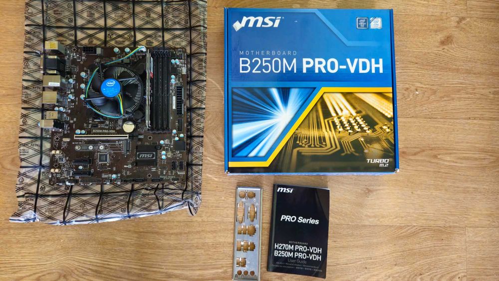Płyta główna MSI B250M pro-vdh + Intel Pentium G4560 + 8GB RAM DDR4