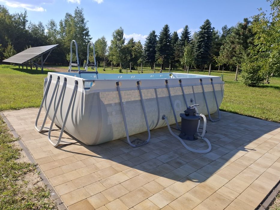 Basen ogrodowy stelaż