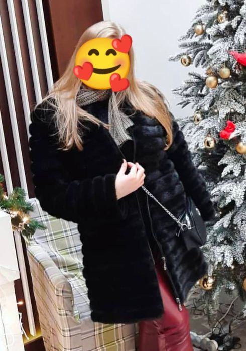 Норковая шуба из хвостиков  трансформер